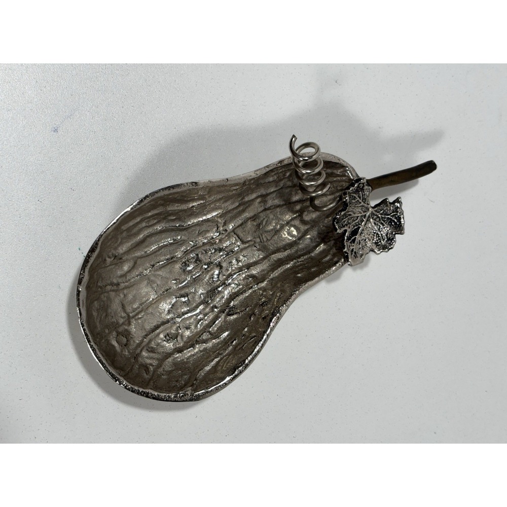 Mud Pie Squash Cheese Plate dish table kitchen decor trinket 8" long‎